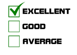 Exelent, Good, Average